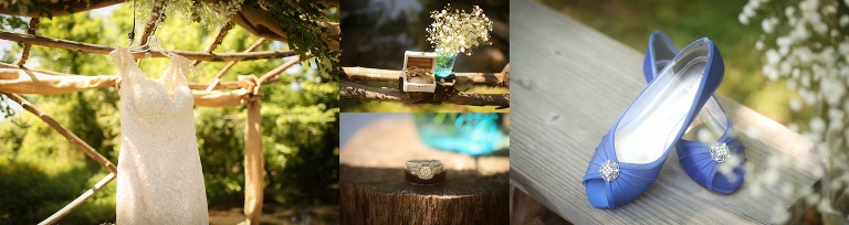 All the beautiful wedding details.