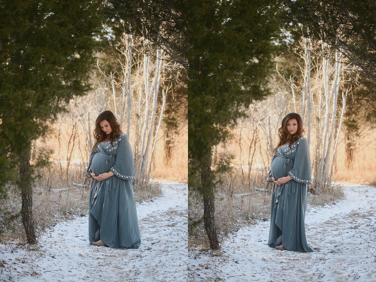 flow maternity dress